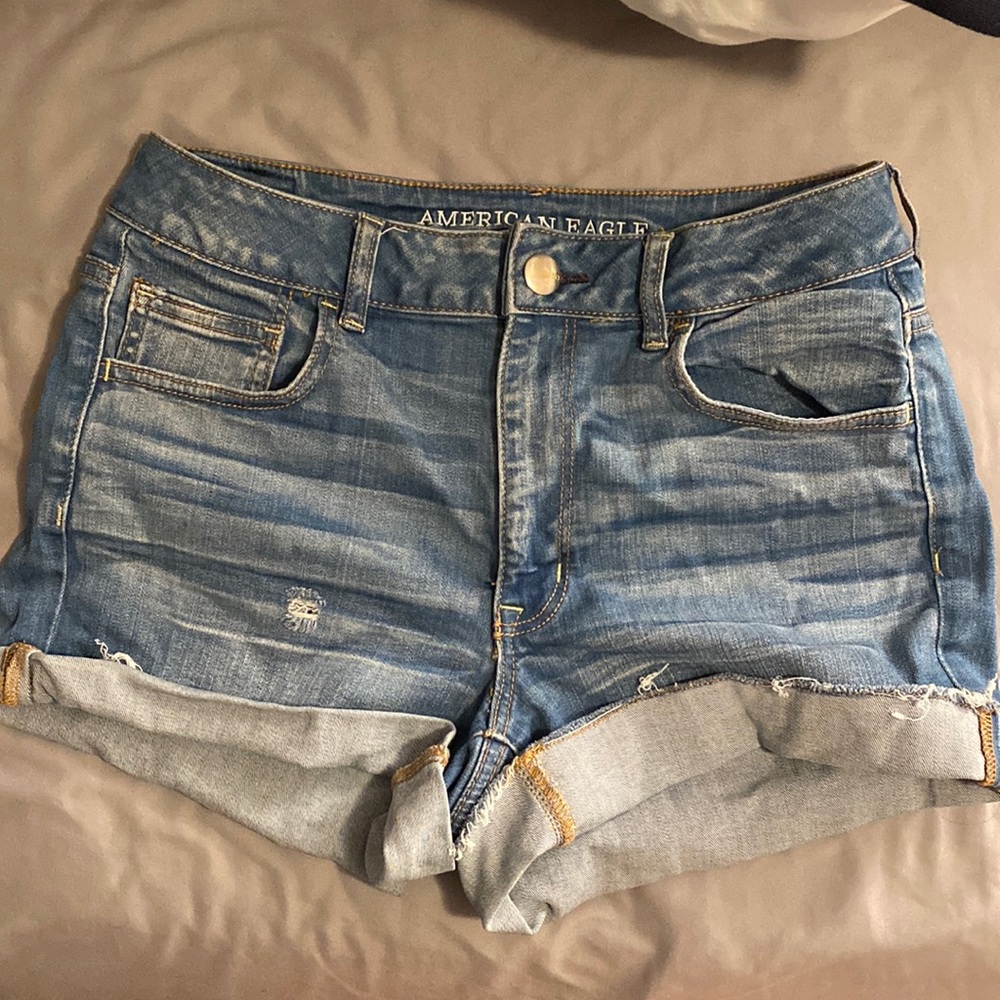 Denim shorts